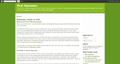 Desktop Screenshot of phddepression.com